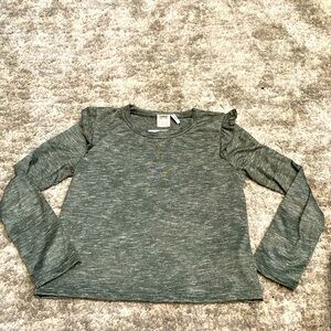 For all seasons girls top, green, Large